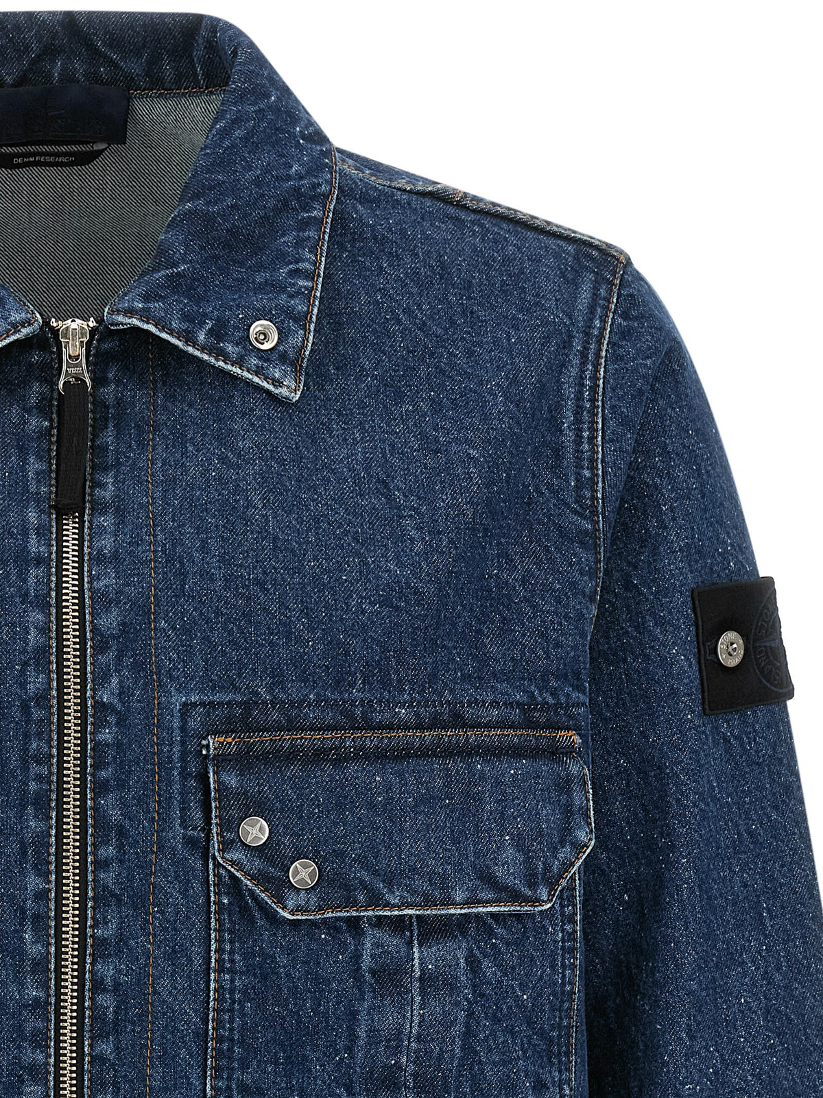 Stone Island Men Denim Research Capsule '1200002' Overshirt