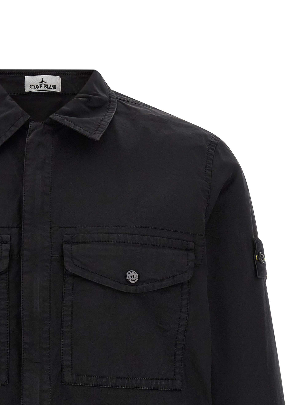 STONE ISLAND Stone Island Men 'Badge Logo' Overshirt