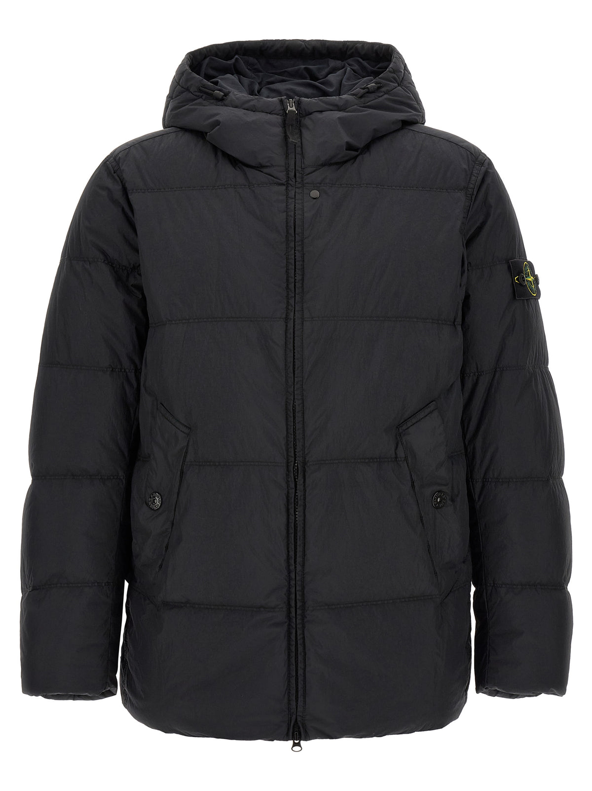 STONE ISLAND Stone Island Men Ruffled Effect Down Jacket