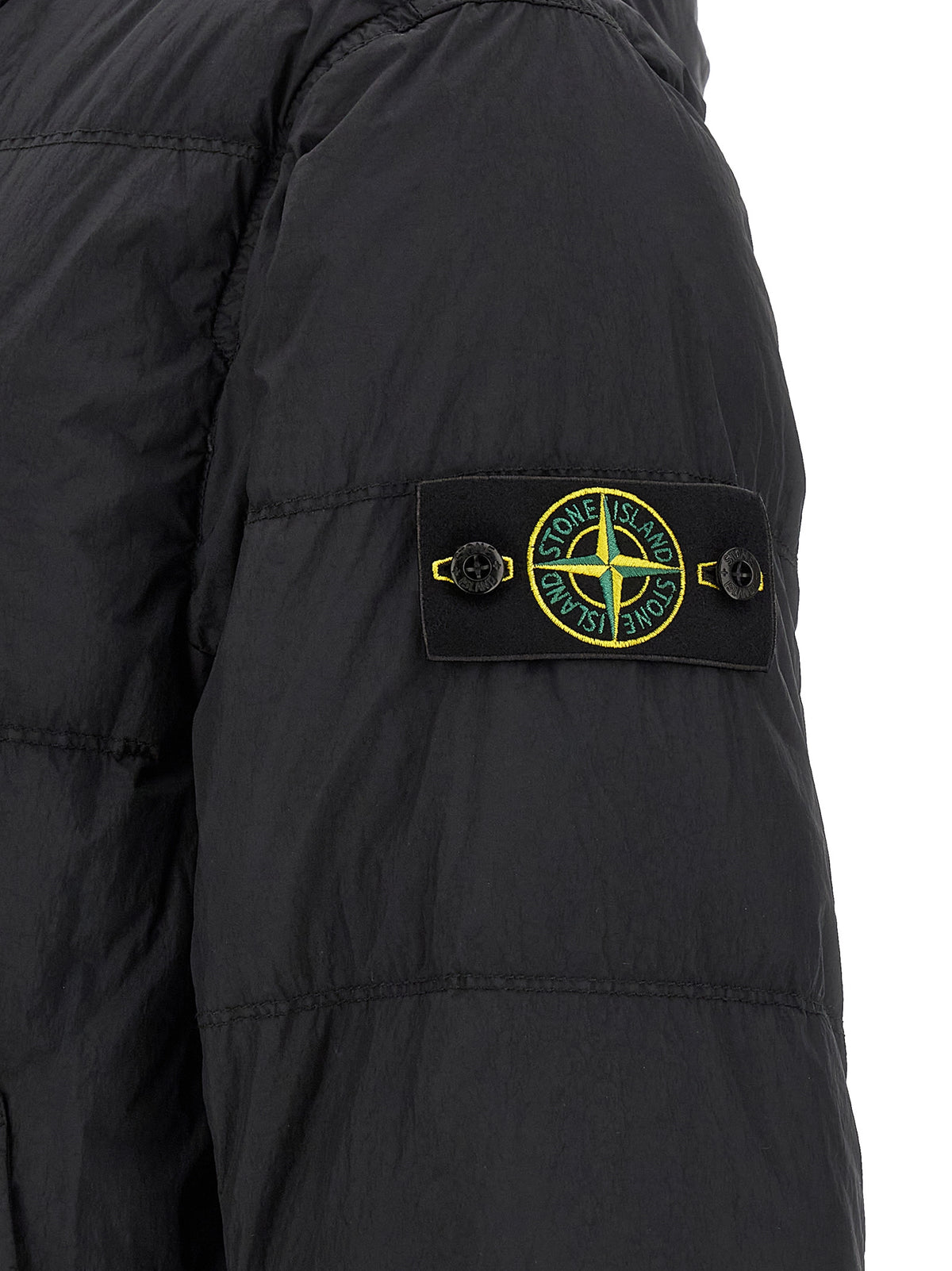 STONE ISLAND Stone Island Men Ruffled Effect Down Jacket