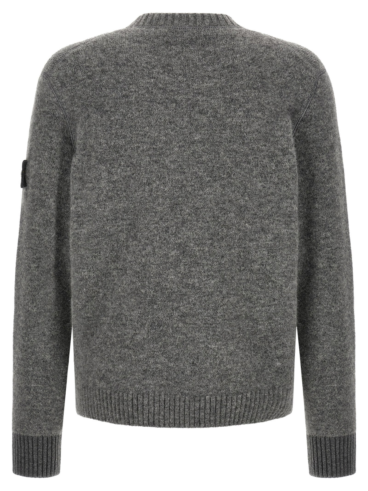 Stone Island Men '5100050' Crew Neck Sweater With Logo Badge