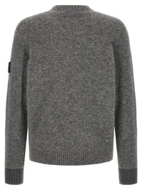 Stone Island Men '5100050' Crew Neck Sweater With Logo Badge