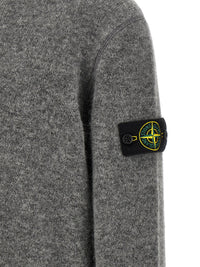 Stone Island Men '5100050' Crew Neck Sweater With Logo Badge
