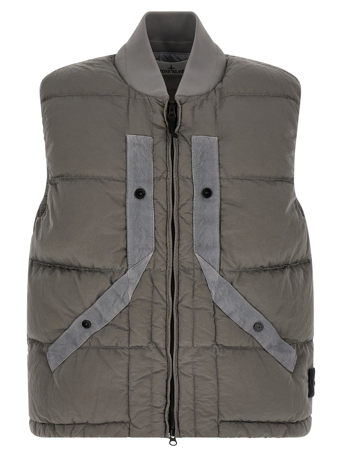 STONE ISLAND Stone Island Men Crinkled Effect Vest