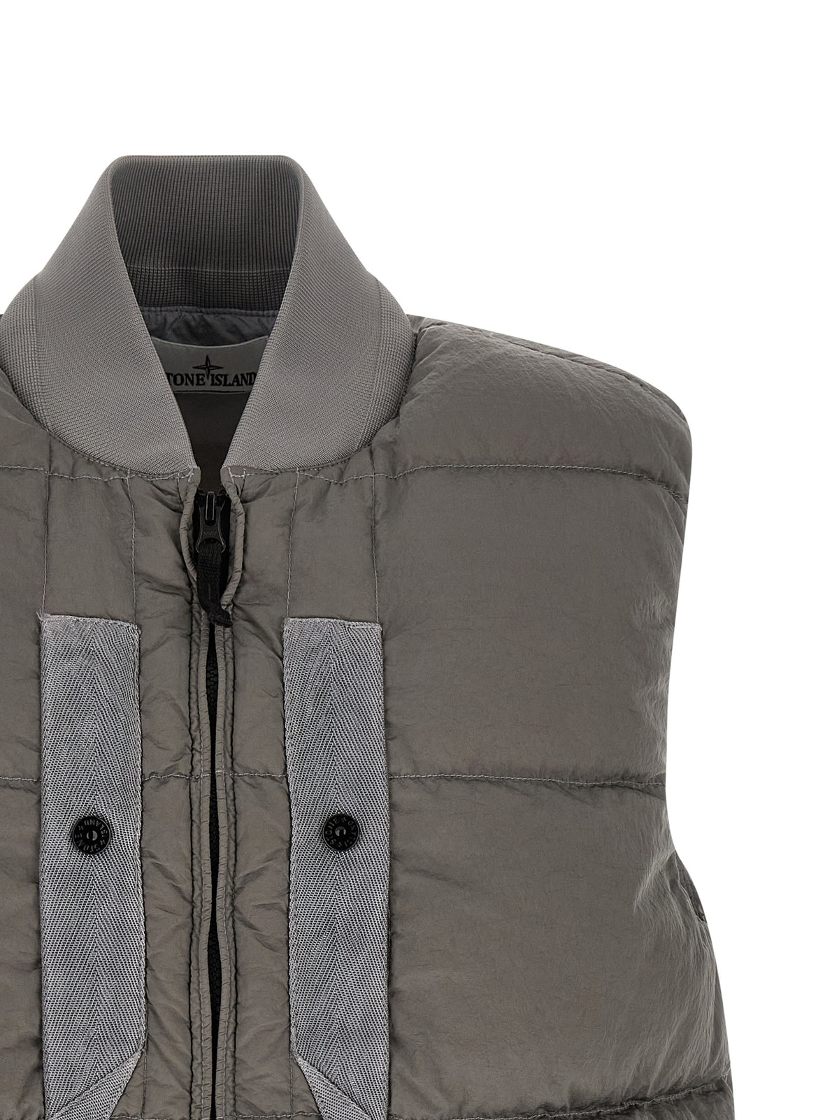 STONE ISLAND Stone Island Men Crinkled Effect Vest