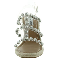 Upright Womens Rhinestone Slingback Espadrilles