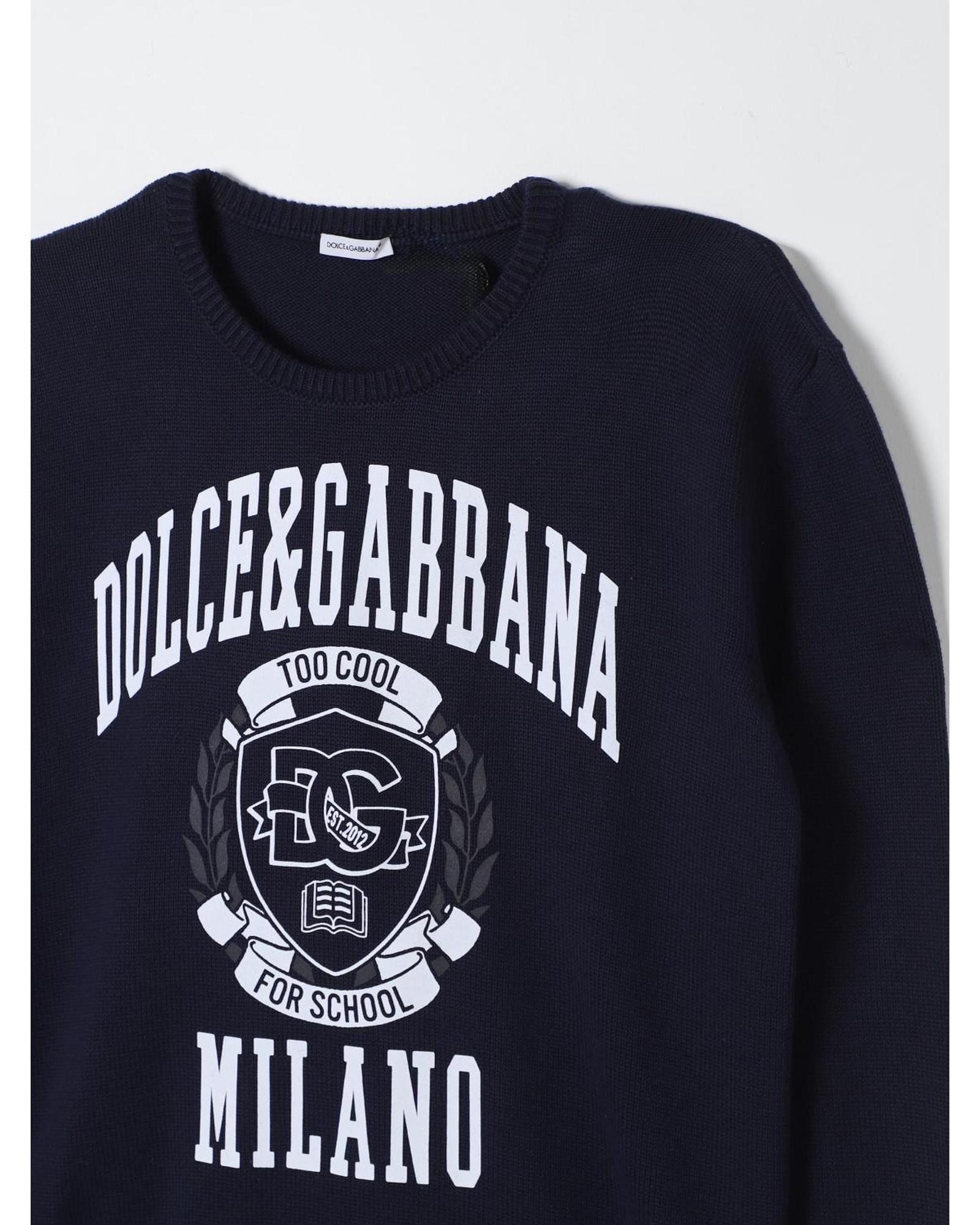Dolce & Gabbana Dolce Gabbana Kids Sweater Blue