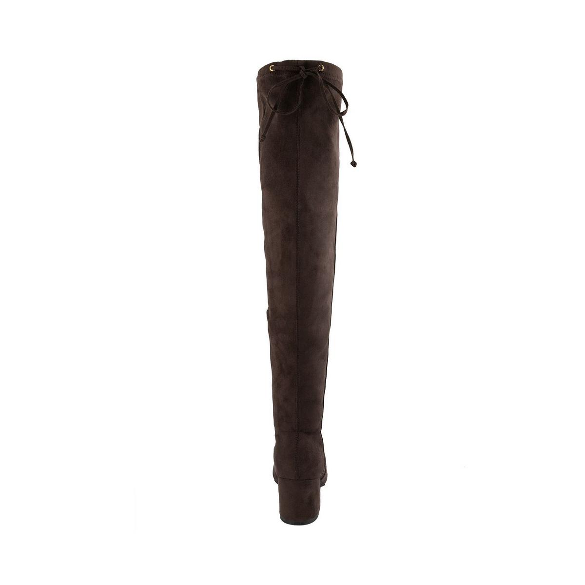 Ollie Womens Padded Insole Over-The-Knee Boots