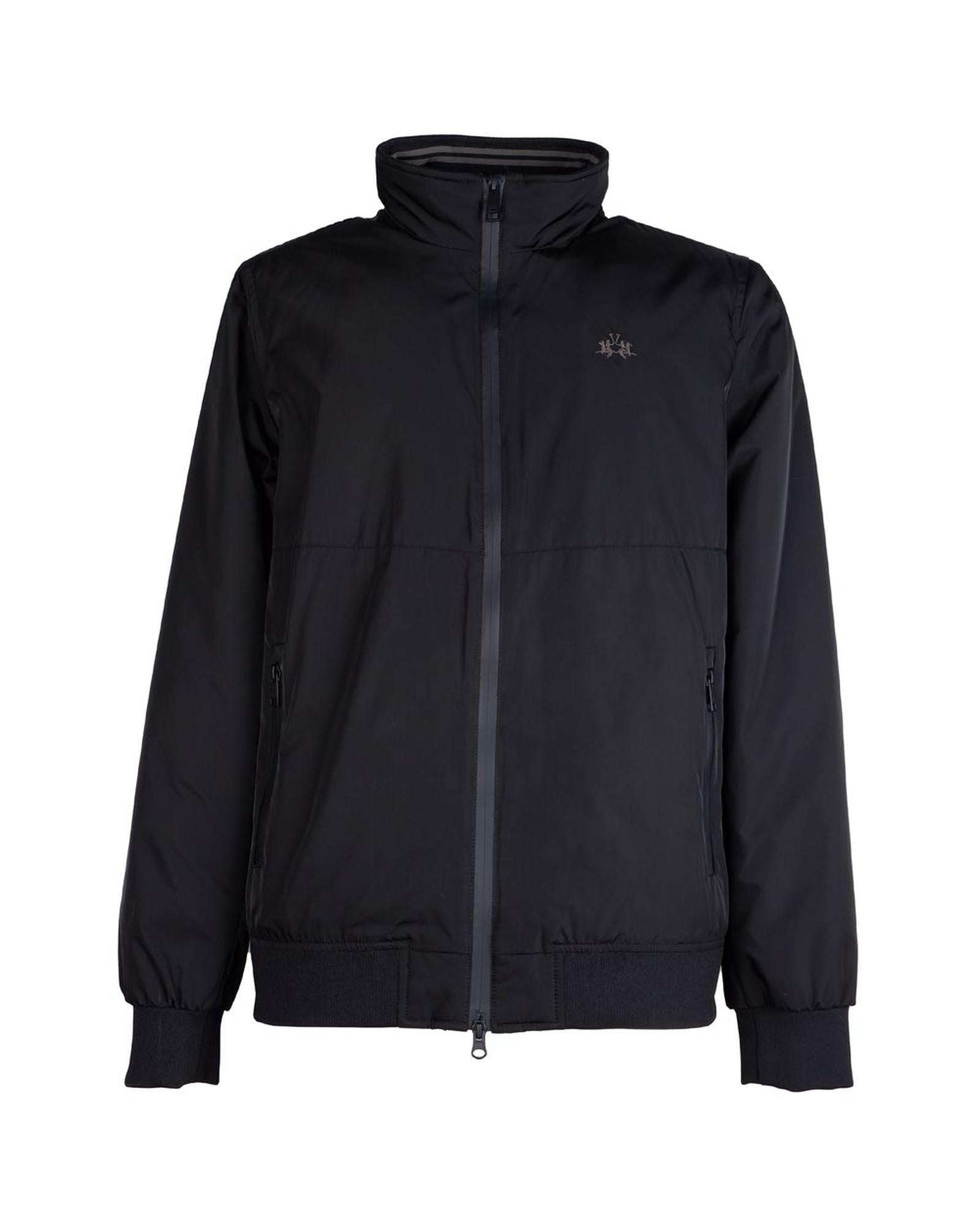 La Martina Mens 14193 Bomber Jacket Black Black