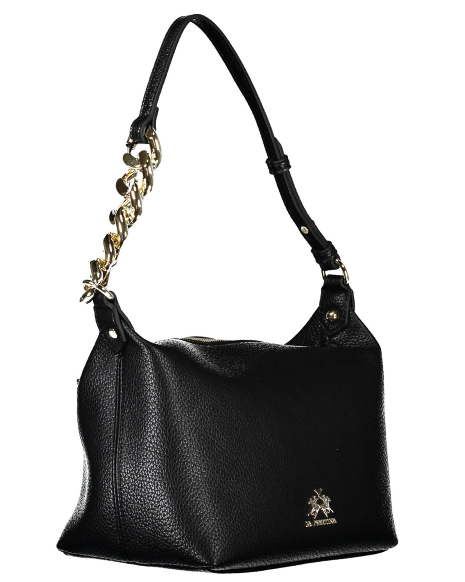 La Martina Woven Crossbody Bag Black Women Handbags
