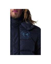 La Martina Mens Quilted Puffer Jacket - Blue