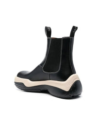 Lanvin Chelsea Boots Thick Sole Men Black