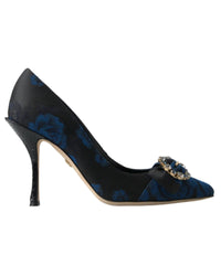 Dolce & Gabbana Crystal Floral Heels1
