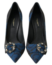 Dolce & Gabbana Crystal Floral Heels