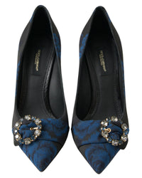 Dolce & Gabbana Crystal Floral Heels5