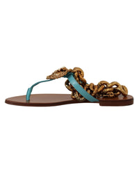 Dolce & Gabbana Leather Heart Embellished Flats15