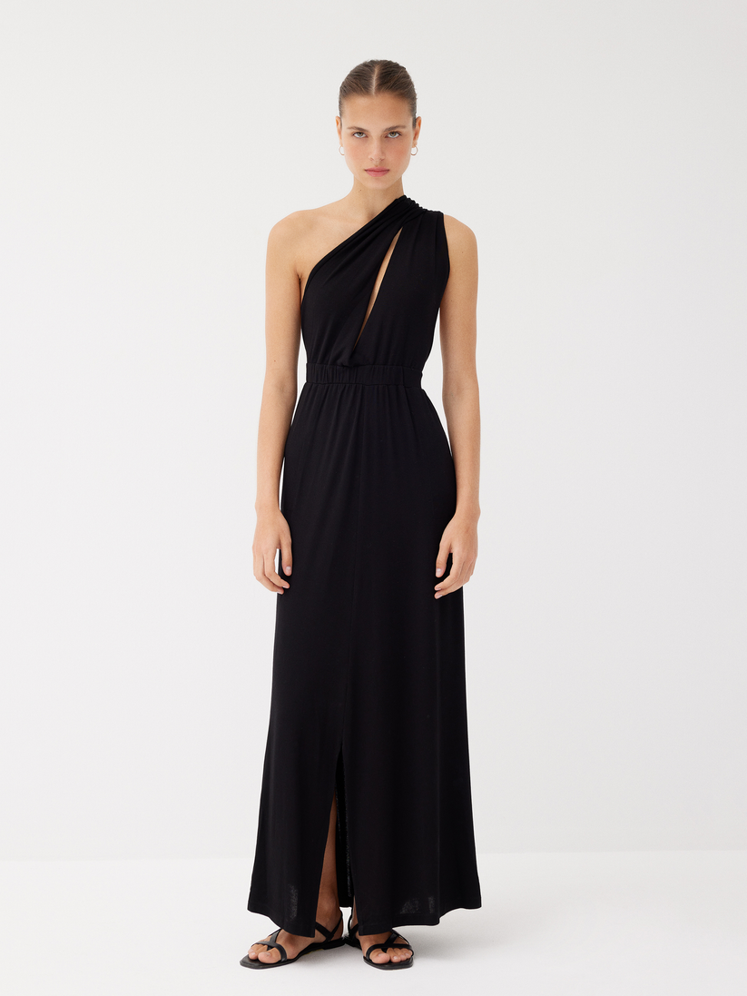 Laila Black Multiway Maxi Dress Regular 4 (S) Black
