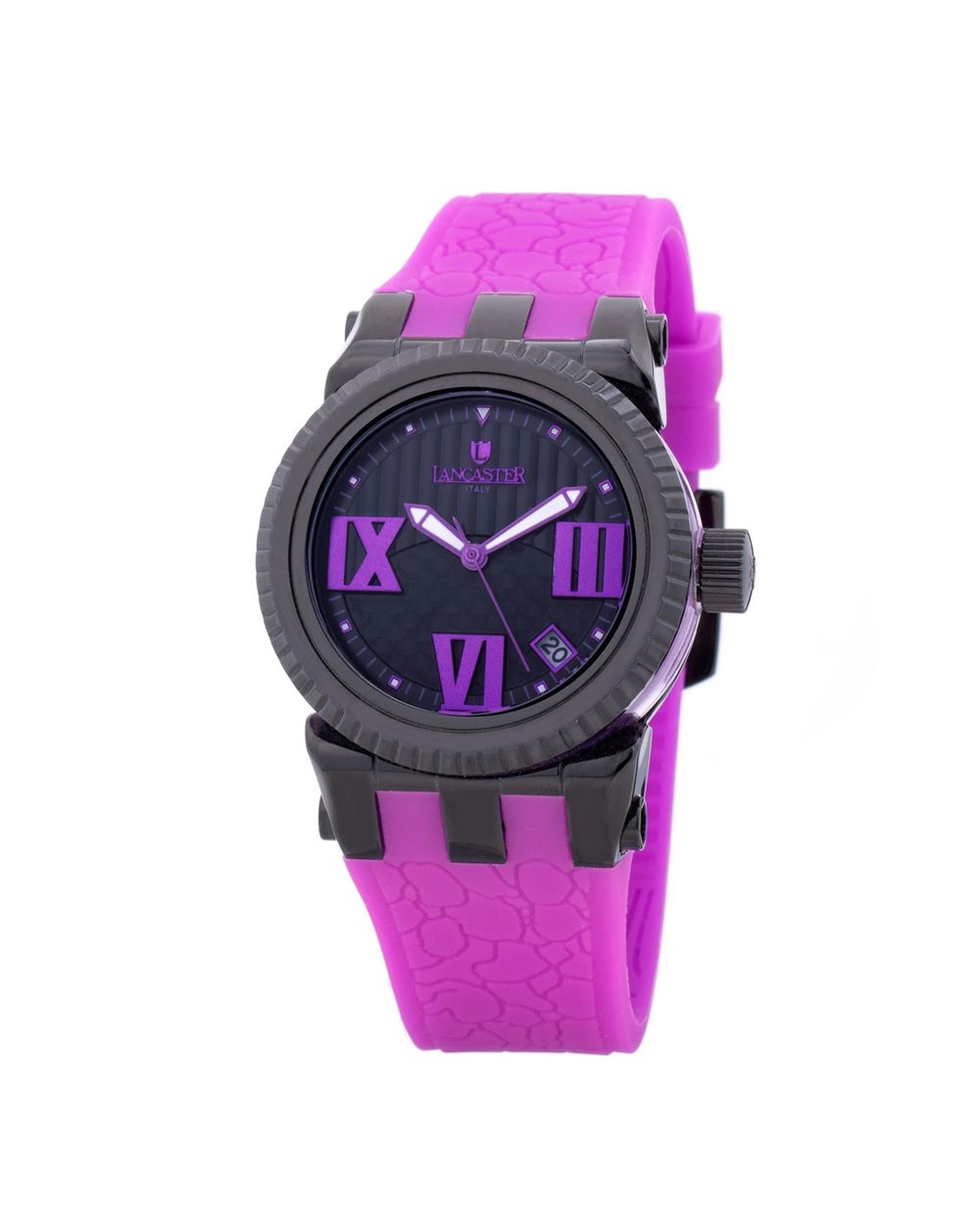 Lancaster LAOLA 0643 Watch Purple Silicone Strap Women Watches
