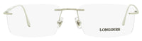 Longines Rimless Eyeglasses LG5001H 016 Palladium 56mm