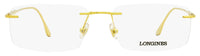 Longines Rimless Eyeglasses LG5001H 030 Gold 56mm