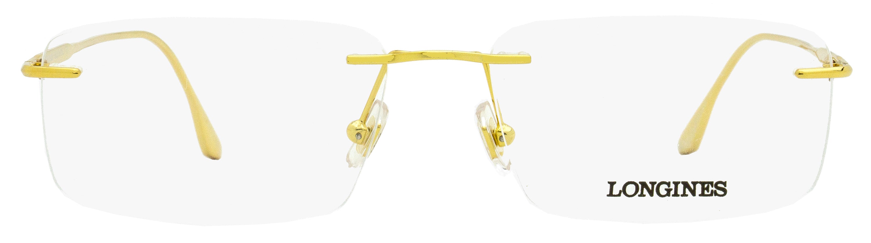 Longines Rimless Eyeglasses LG5001H 030 Gold 56mm