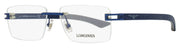 Longines Rimless Eyeglasses LG5006H 090 Blue 55mm