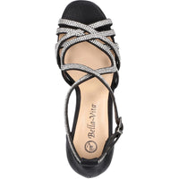 Aliette Womens Rhinestone Heels