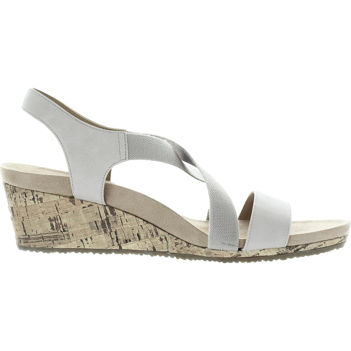 Mexico Womens Laceless Slip On Wedge Sandals