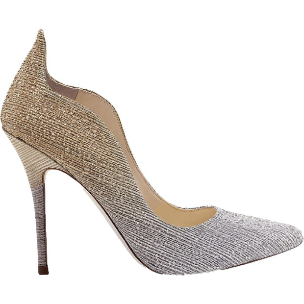 Wayva Womens Rhinestone Pointed Toe Heels