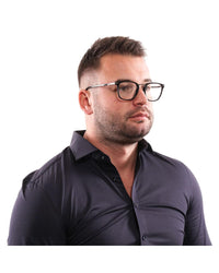 Lozza VL 2041 Round Eyeglasses Frames for Men - Tortoise