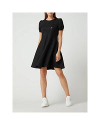 Love Moschino Short Sleeve Dress with Rhinestone Detail