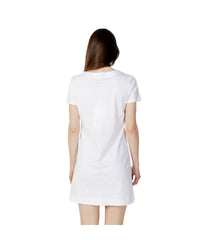 Love Moschino TShirt Dress Short Sleeves Women White Dresses