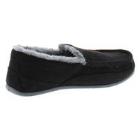 Spun Mens Comfort Insole Faux Fur Lined Loafer Slippers