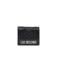Love Moschino Polyurethane Small Wallet ONE SIZE Black