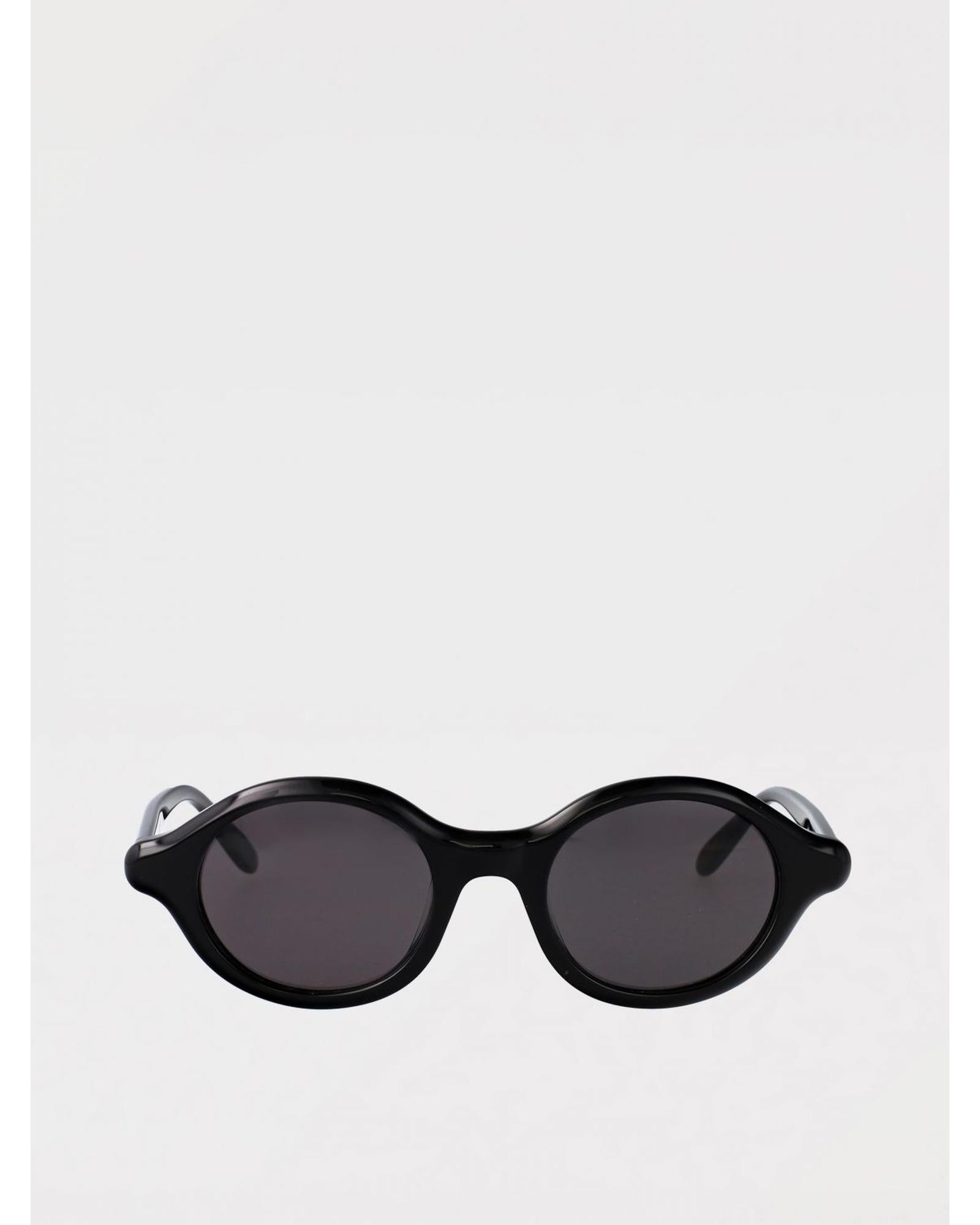Loewe Oval Acetate Sunglasses UV Protection Women Black