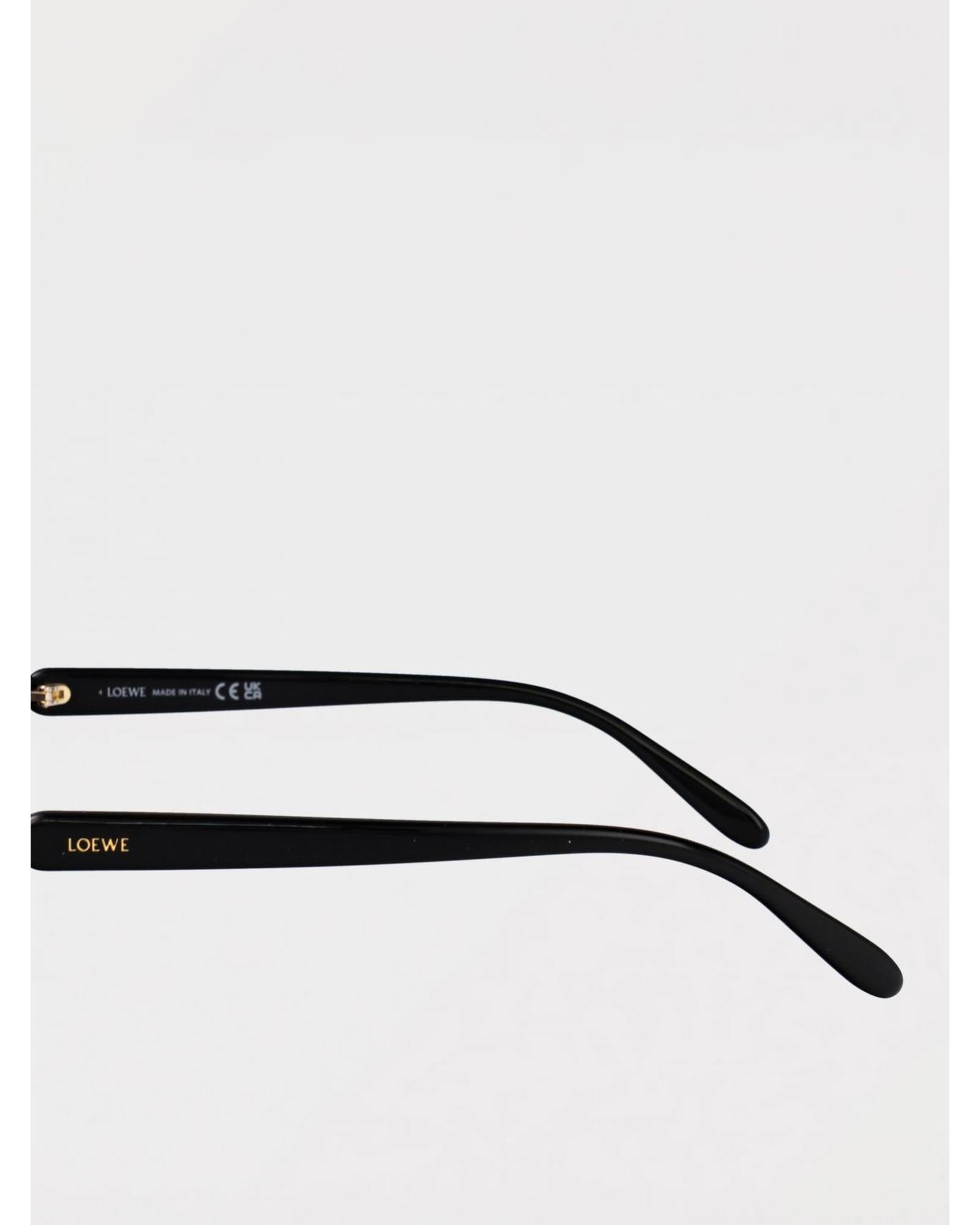 Loewe Oval Acetate Sunglasses UV Protection Women Black