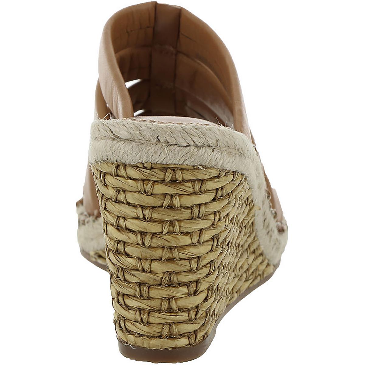 Molisana Womens Leather Slip On Espadrilles