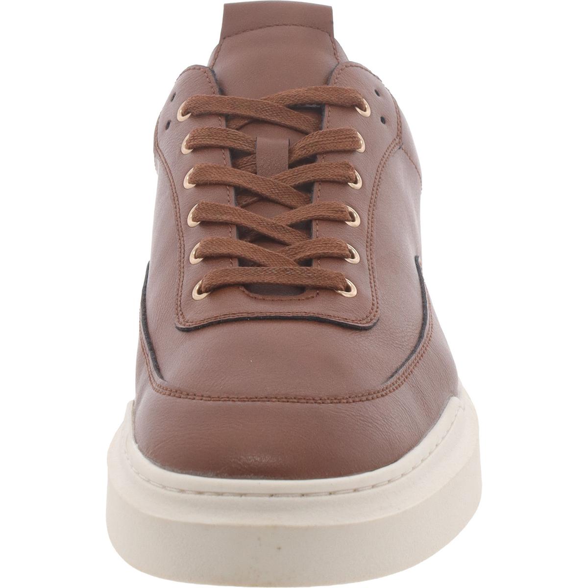Topic Mens Faux Leather Lace-Up Casual And Fashion Sneakers