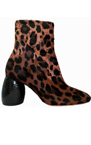Leopard Calf Leather Boots