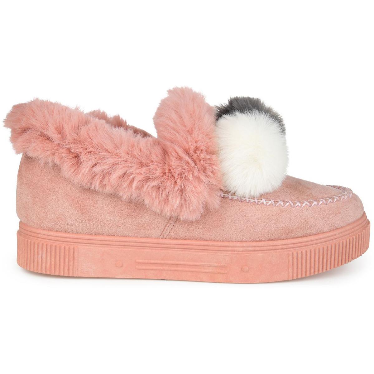 Sunset Womens Faux Fur Lined Comfort Moccasin Slippers