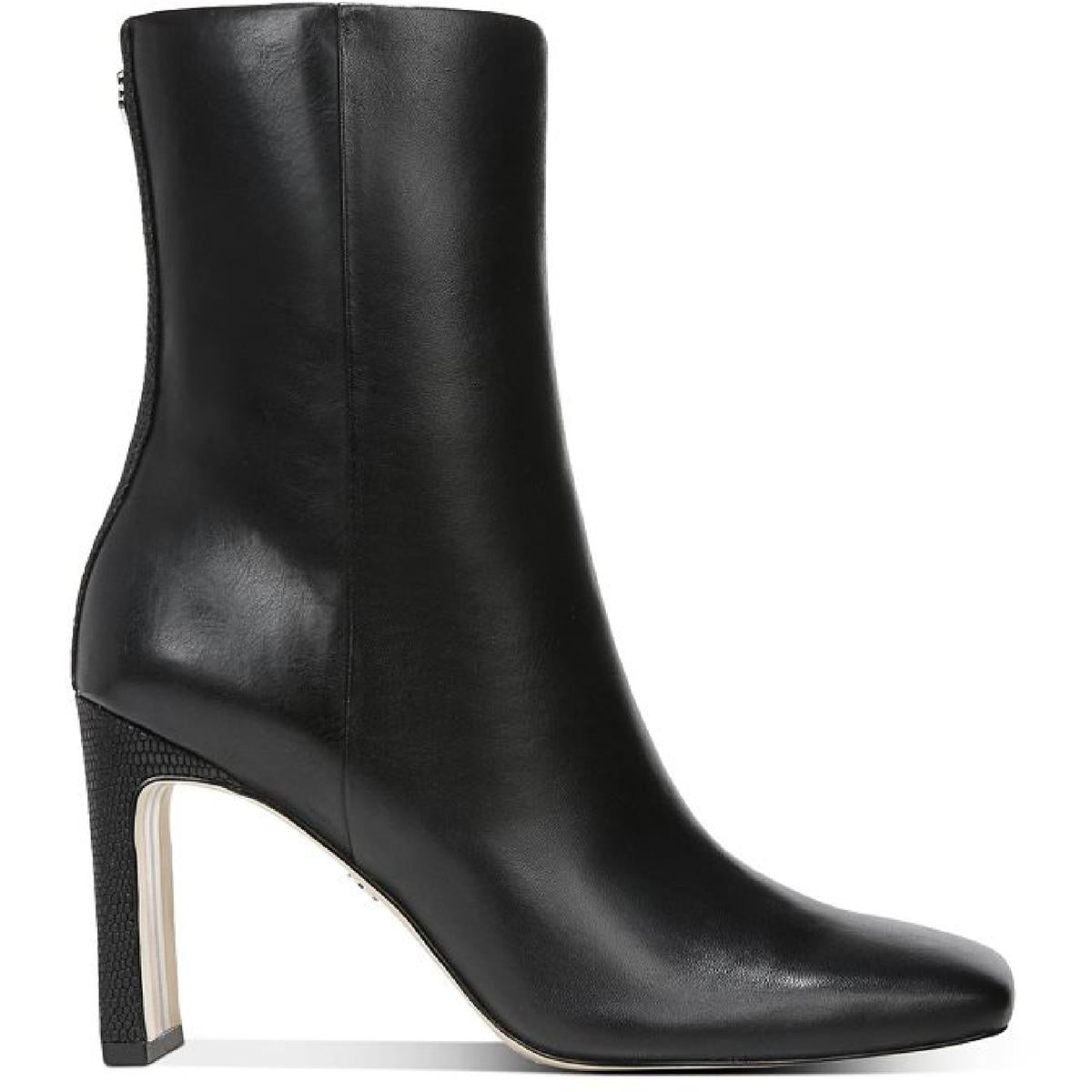 Anika Womens Leather Mid-Calf Boots