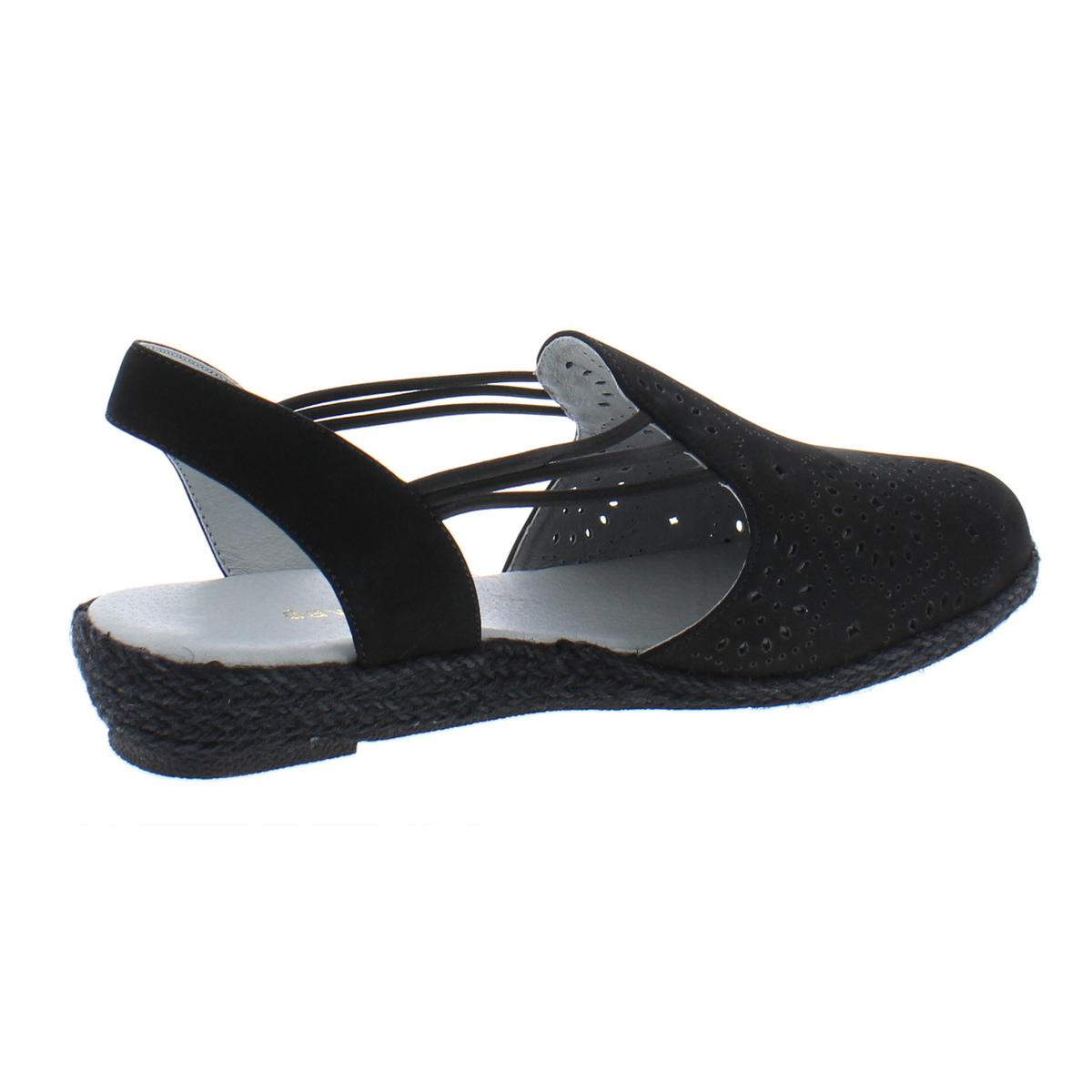 Zena Womens Laser Cut Slip On Espadrilles