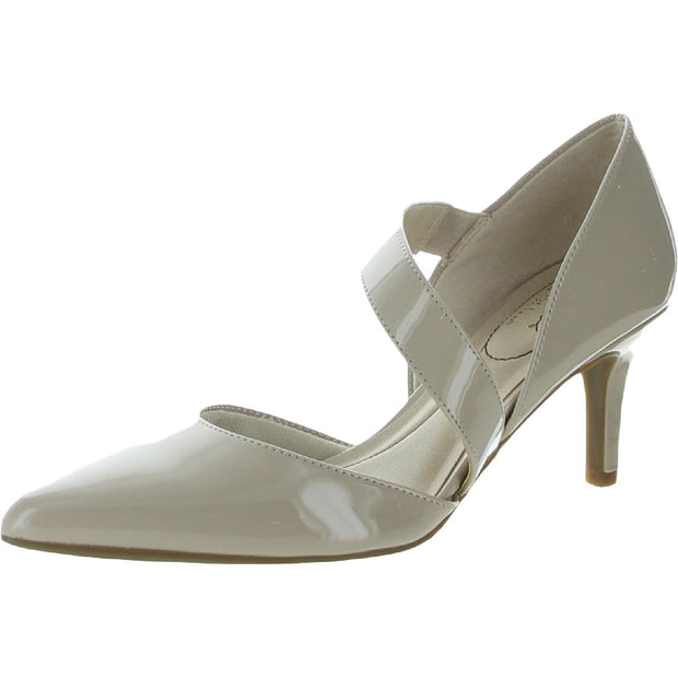 Suki Womens Padded Insole Slip On D'Orsay Heels