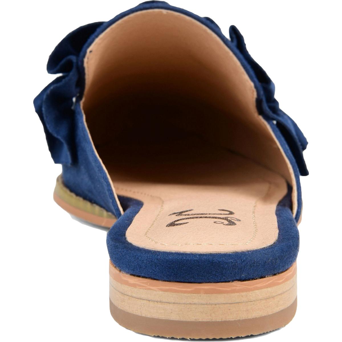 KESSIE Womens Embellished Man Made Loafer Mule