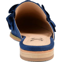 KESSIE Womens Embellished Man Made Loafer Mule