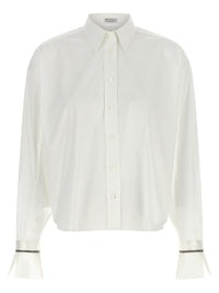 BRUNELLO CUCINELLI Brunello Cucinelli Women 'Shiny Cuffs' Shirt