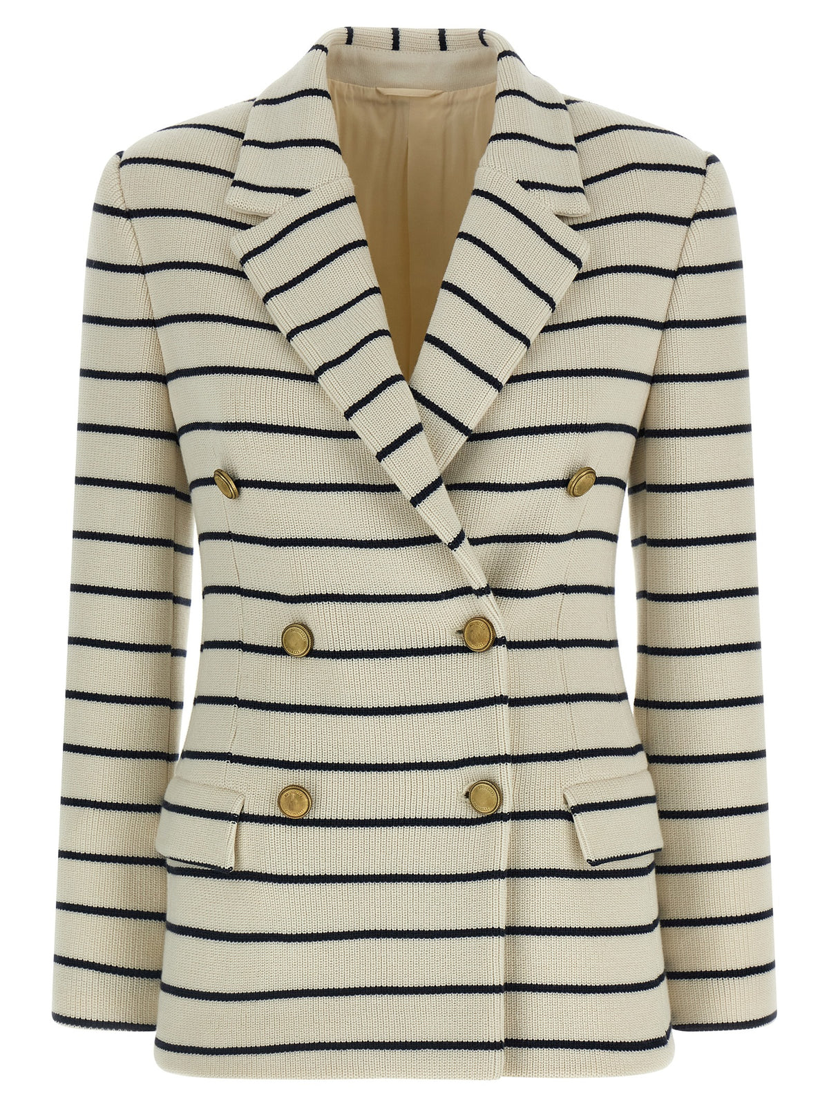 Brunello Cucinelli Women Striped Sweater Blazer