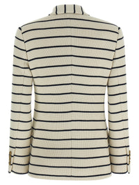 Brunello Cucinelli Women Striped Sweater Blazer