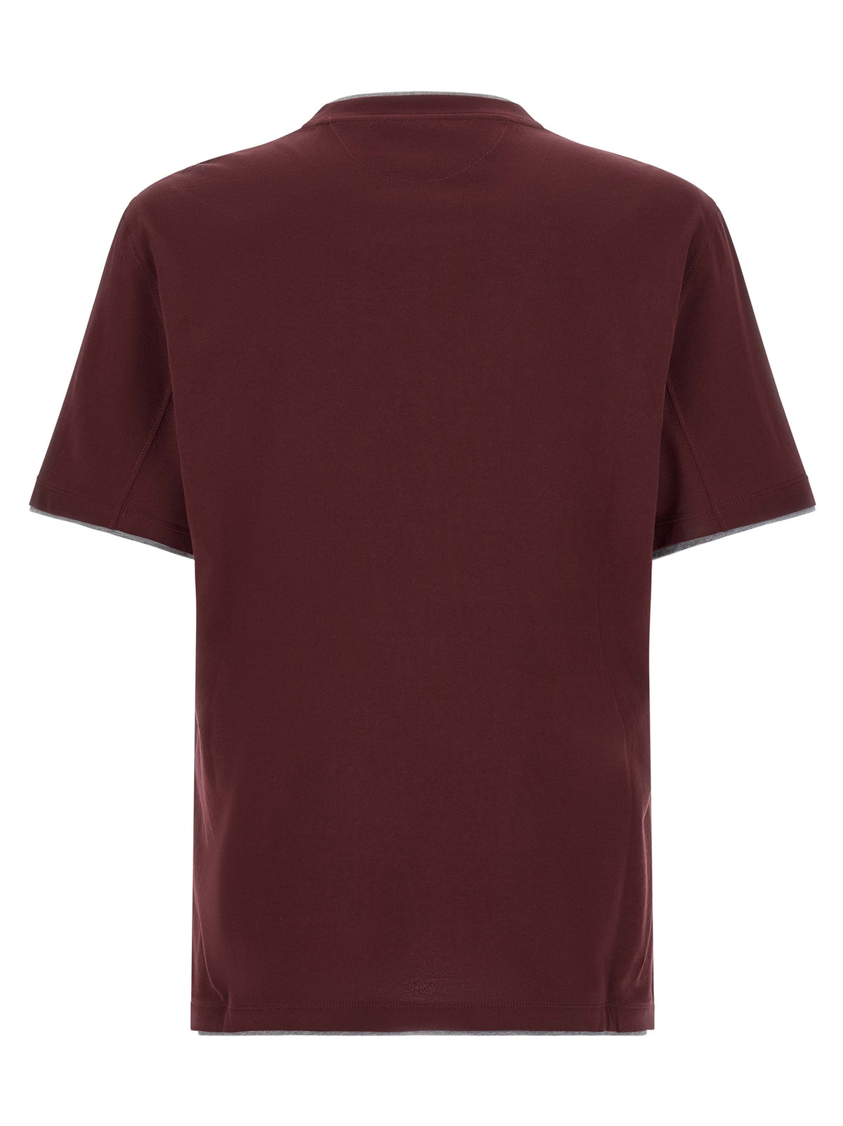 Brunello Cucinelli Men Double Layer T-Shirt