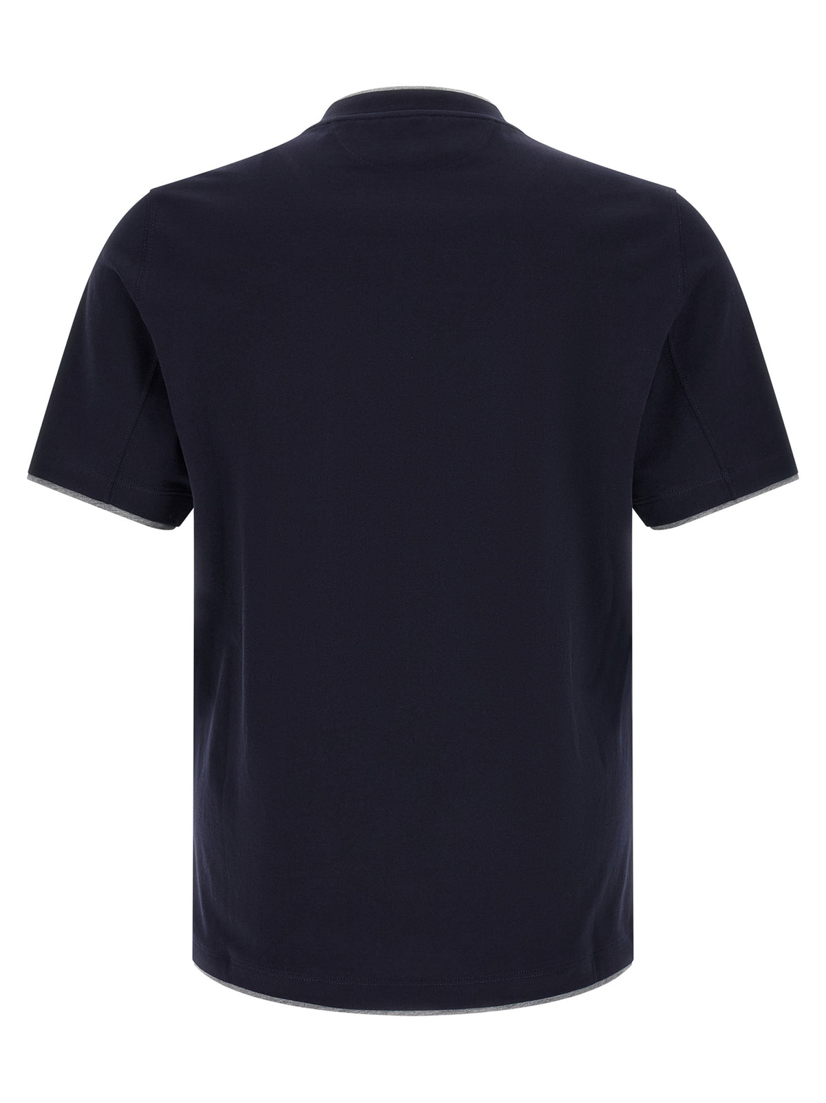 Brunello Cucinelli Men Double Layer T-Shirt